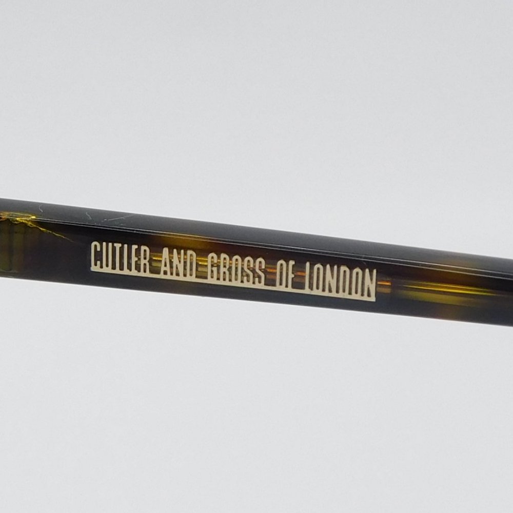 NEW CUTLER AND GROSS OF LONDON CGOP-1156-DT07 DARK TORTOISE CAT EYE EYEG… - Picture 9 of 12